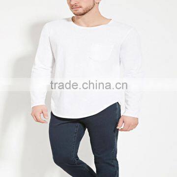 O-Neck Charcoal Long Sleeve T-shirt Printed LongSleeve shirt