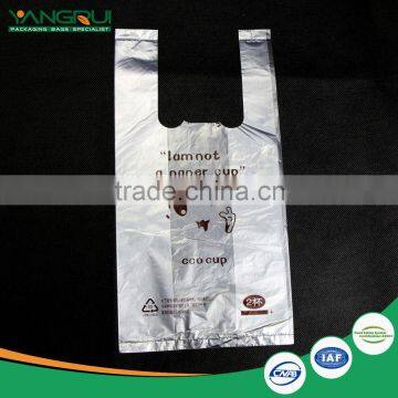 alibaba hot sale wholesale biodegradable plastic t shirt bag