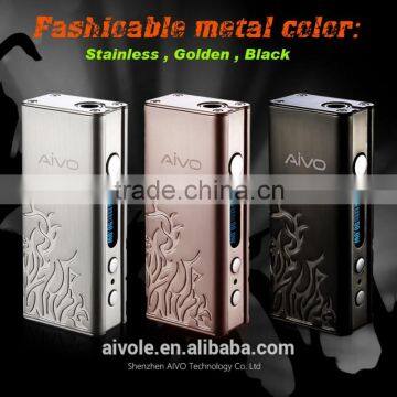 Free sample giveaway as Chinese New Year gift TC 50W e Cig Kit device e cigarette box MOD from China brand Manufacturer AIVO