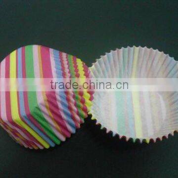 Classic rainbow paper baking cups cupcake liners