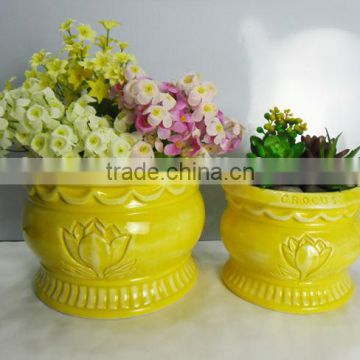 christmas design ceramic planter