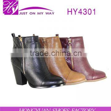 China hot selling fashion high quality women ankle boots, ladies boots