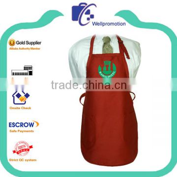 Custom adult novelty bib apron polyester with logo