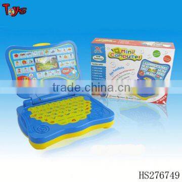 plastic toys russian intelligent kids laptop learning machine