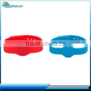 Silicone Waterproof/Soft PVC 6 colors RFID Wristband