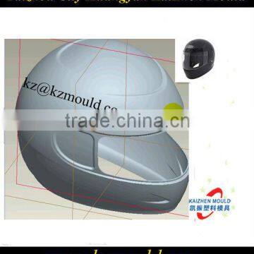 Strong plastic motorcycle helmet mold