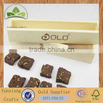 wooden cracker biscuit nut meat packing box