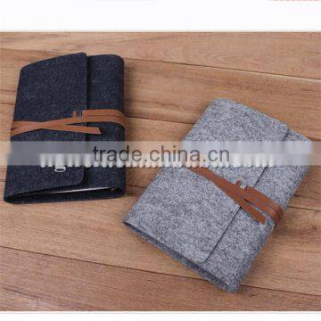 Classical style felt note book/memo book, diary book