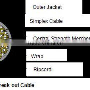 24-core Break-out FIBER OPTOIC Cable