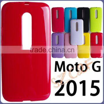 Candy color TPU phone case for Moto G