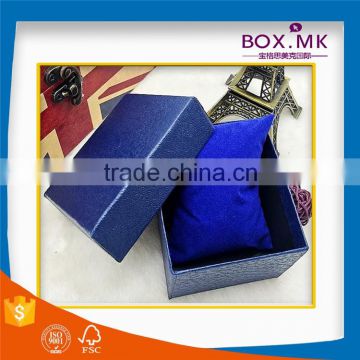 Fashion Design Hot Sale High Quality Manufacturer Square Blue Paper Watch Packaging Box