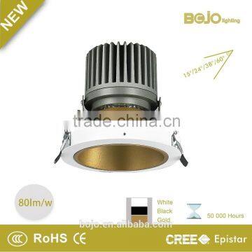 High power 30w 50w cob led wall wash downlight