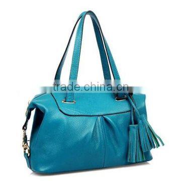 Custom Royal Women Leather Extra Large Tote Bag With Zipper Pocket photo-6