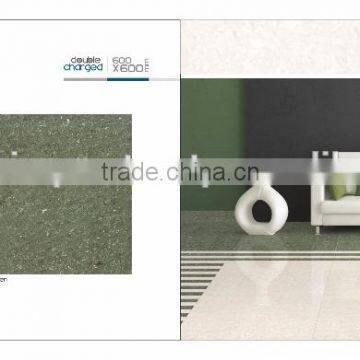 600 x600 mm AAA Green Double Charge polish porcelain tiles /vitrified tiles/best quality tiles/double loading