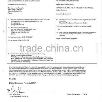 The Walt Dianey Company Facility And Merchandise a