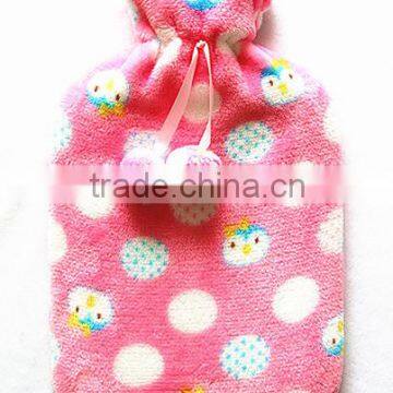 MOM's Gift Knitted Cover of Heart Shape BS1970-2012 Hot Water Bottle