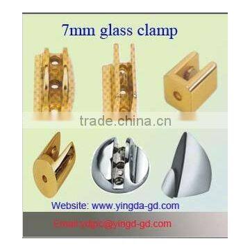 GB Zinc alloy adjustable cabinet glass clips for furniture