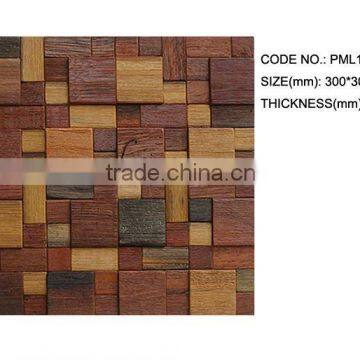 Wood mosaic tile(PML12)