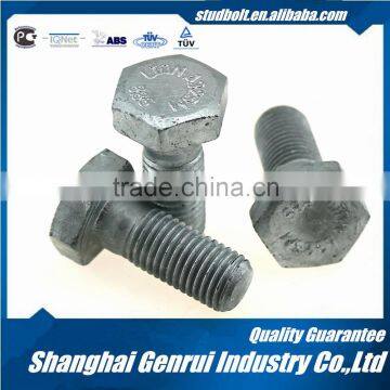 Din961 fine thread Zinc Plated Hex Bolt