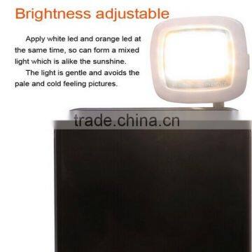 Factory Wholesale Mini 16 LED Night Using Selfie Enhancing Dimmable Flash Led Light Smartphone photo-5