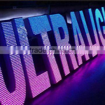 high brightness advertising 3D LED acrylic marquee channel letters