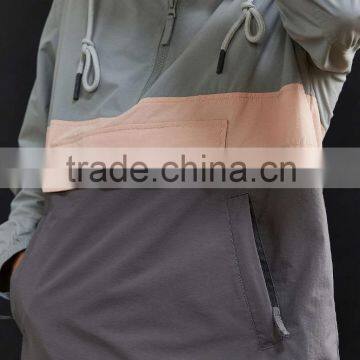 Good Quality Custom With Pocket 100% Cotton Light Weight With Hood Guangzhou Manufacturehalf Zipper Tone Men Oversized Hoodie photo-5