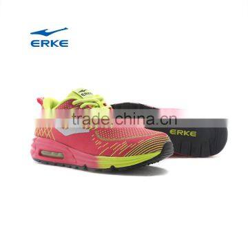 ERKE New Breathable Flyknit Mesh Sports Brand Womens Running Shoes With Full Length Air Cushion photo-5