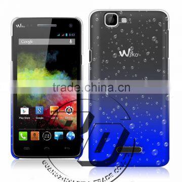 Manufacturer Wholesale Raindrops Transparent Clear Gradient PC Hard Phone Case For Wiko Rainbow Hard pc Case Lowest Price photo-4