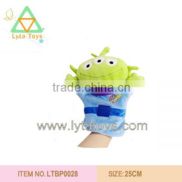 New Product Green Monster Soft Hand Puppet