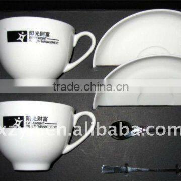 Beautiful Coffee&Tea Cup and Saucer Business Gift