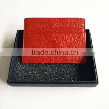 faux leather card holder wholesale with 5 slots