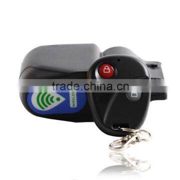 New Arrival battery operated wireless bicycle remote anti theft alarm