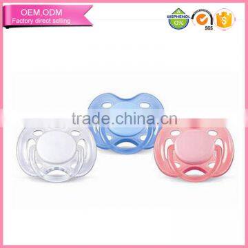 customized color stylish funny bpa free silicone baby soother pacifier china manufacture