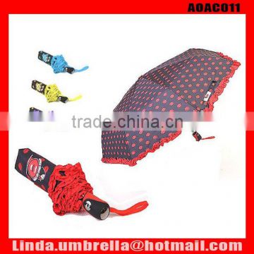 [AOAC011] Promotional umbrella, auto open and close umbrella, 3 folding