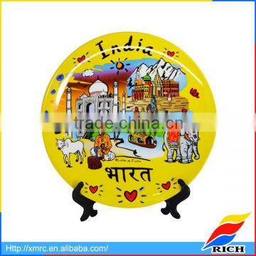 India tourist commemorative gifts cheap custom wall plaques signs