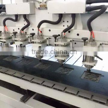 Multi Heads 4axis 3d Rotary Sculpture Carving Cnc Router Machine photo-4