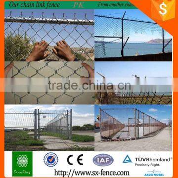 Easily Assembled PVC coated Chain Link Fence