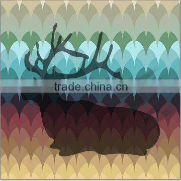 Abstrat Deer Canvas Printing Painting for Decoration photo-1