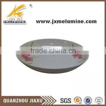 9"cheap melamine plastic round soup plate