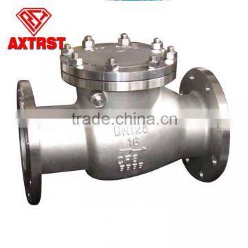 GB dn125 stainless steel flange swing check valve