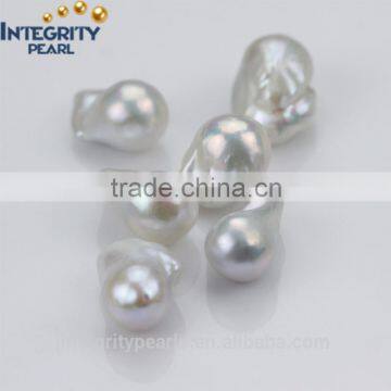 16mm large size white AAA best quality natural irregular loose pearl