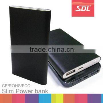 Compact size slim power bank 4000mah private mould