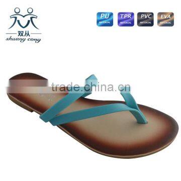 2016 summer lady beach women shoe import flip flop slipper
