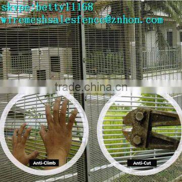 Anti Climb hot dipped galvanized Welded Wire Mesh 358 High Security Fence factory low price