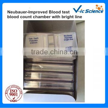 Neubauer-Improved Blood test blood counting chamber with bright line