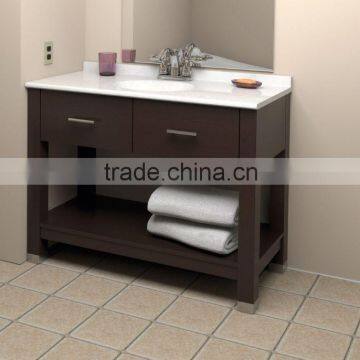 solid wood hotel bathroom furniture