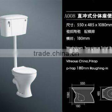 Afraic Cheap Toilet,economic Toilet Simple Toilet Flush by Hand Water Saving Toilet photo-4