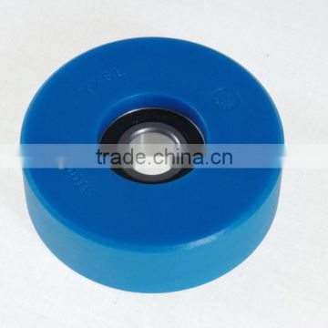 Escalator Step Roller 76mm, 76x25mm, bearing 6202, 76x25x6202, Blue