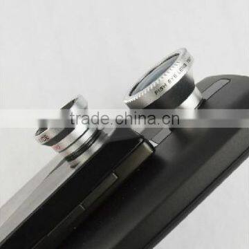 3 in 1 180 degree fisheye lens+Wide+Macro lens for IPhone Samsung