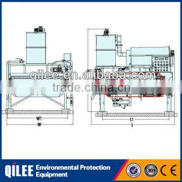 paper and pulp factory sludge dewatering belt press